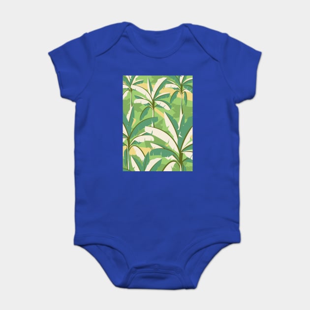 Banana trees Baby Bodysuit by Zakaria Azis